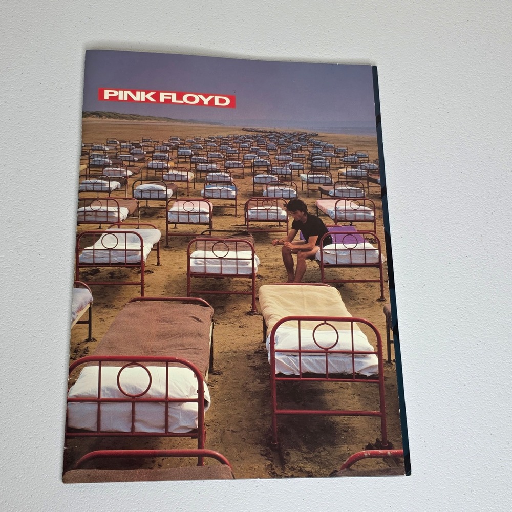 Pink Floyd Tour Program 1987 World Tour Concert Book Vintage Ticket Stubs